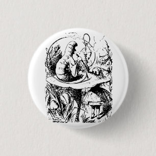 Alice im Wunderland-Abzeichen Button