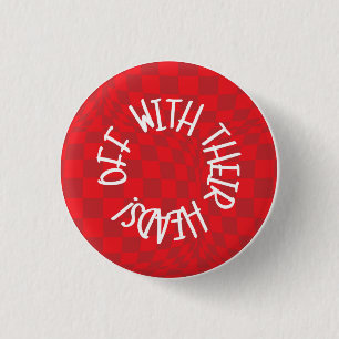 Alice im Wunderland - Abzeichen - Herzkönigin Button