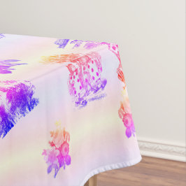 Alice im Wunderland - Alice im Wunderland pastel Tischdecke