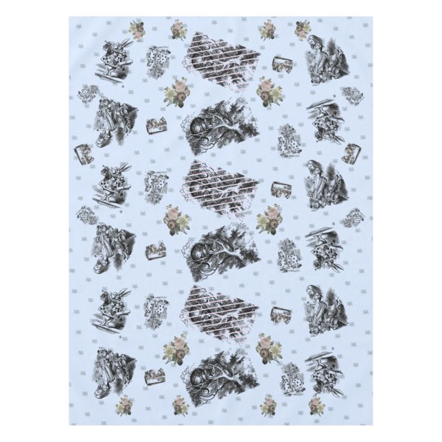 Alice im Wunderland - Alice im Wunderland pastellf Tischdecke (Vorderseite)