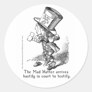 Alice im Wunderland Art Stickers in 2 Größen