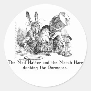 Alice im Wunderland Art Stickers in 2 Größen