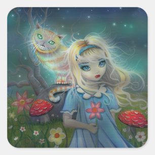 Alice im Wunderland Aufkleber