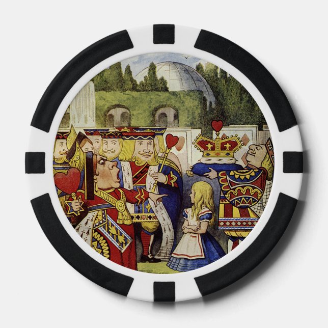 Alice im Wunderland "AUS mit dem Kopf" Poker Chip (Vorderseite)