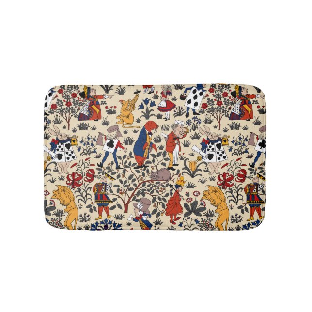 Alice im Wunderland Badematte (Vorderseite)