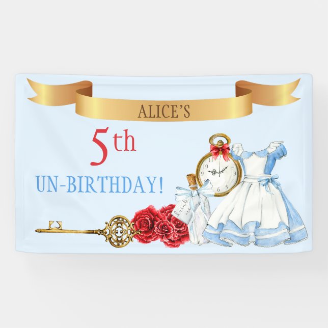 Alice im Wunderland Banner (Horizontal)