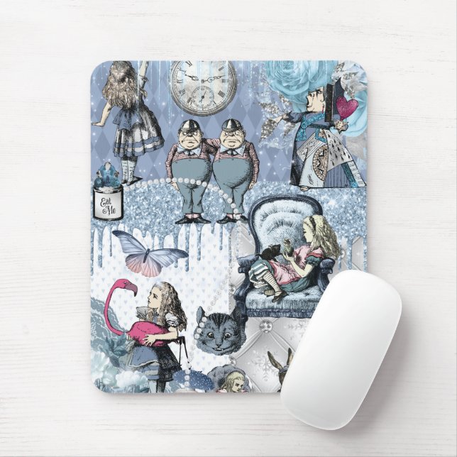 Alice im Wunderland Blue Ice Mousepad (Mit Mouse)