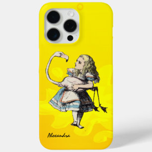 Alice im Wunderland Blush Pink Flamingo iPhone 15 Pro Max Hülle