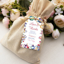 Alice im Wunderland Brautparty Tee Gastgeschenk Geschenkanhänger