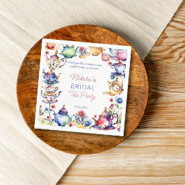 Alice im Wunderland Brautparty Tee Party Serviette