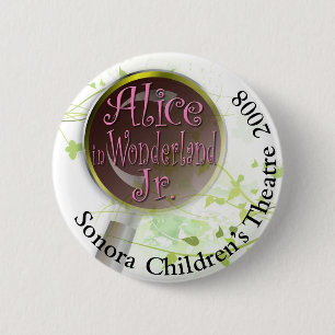 Alice im Wunderland Button