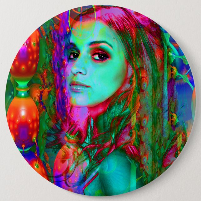 Alice im Wunderland Button (Vorderseite)