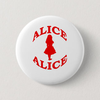 Alice im Wunderland Button