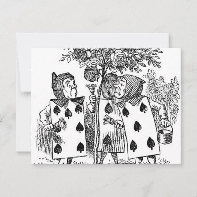 Alice im Wunderland Card Soldiers (Vorderseite)