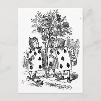 Alice im Wunderland Card Soldiers Postkarte