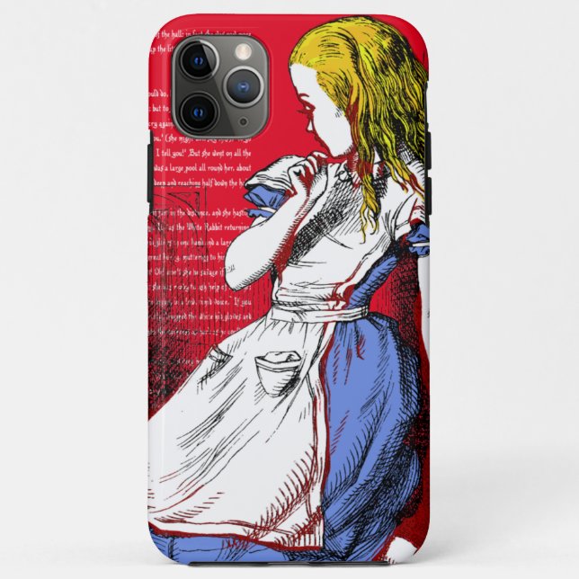 Alice im Wunderland Case-Mate iPhone Hülle (Rückseite)