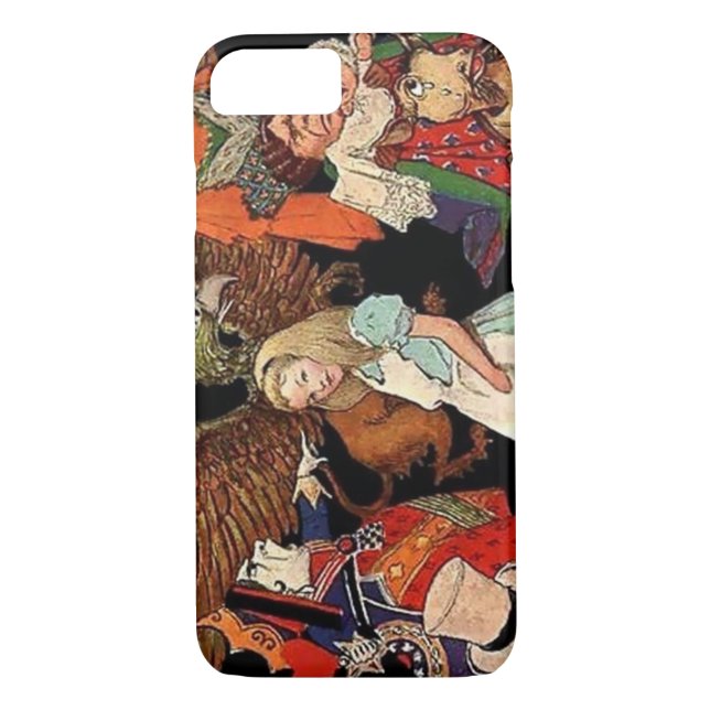 Alice im Wunderland Case-Mate iPhone Hülle (Rückseite)