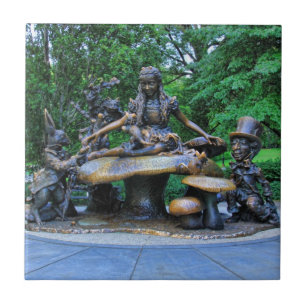 Alice im Wunderland - Central Park NYC #2 Fliese