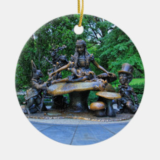 Alice im Wunderland - Central Park NYC #2 Keramikornament