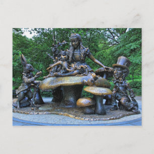 Alice im Wunderland - Central Park NYC Postkarte