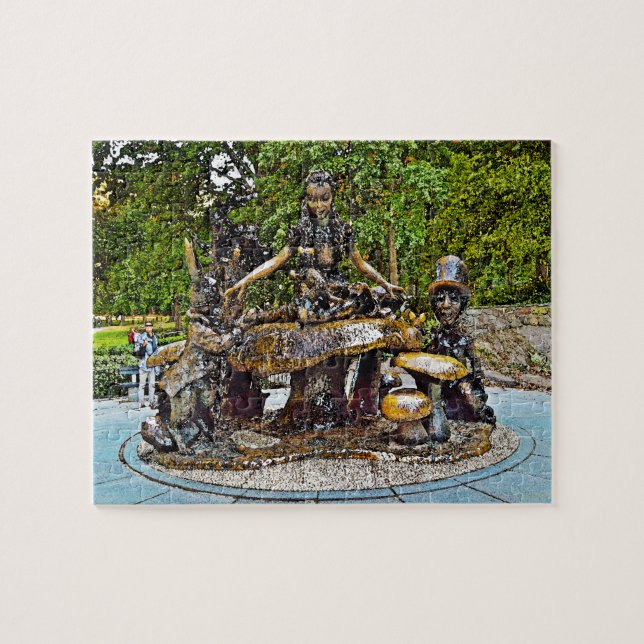 Alice im Wunderland Central Park. Puzzle (Horizontal)