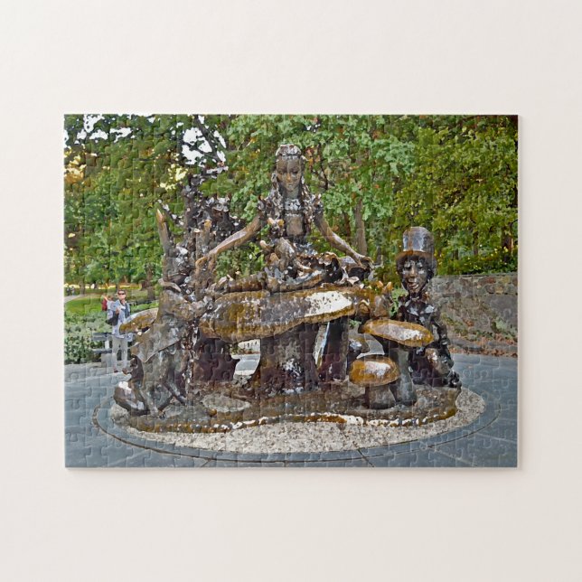 Alice im Wunderland Central Park. Puzzle (Horizontal)