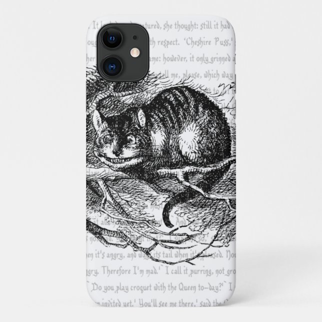Alice im Wunderland | Cheshire Cat Case-Mate iPhone Hülle (Rückseite)