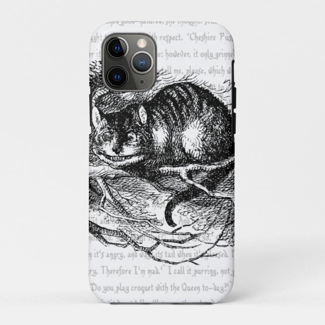 Alice im Wunderland | Cheshire Cat Case-Mate iPhone Hülle (Rückseite)