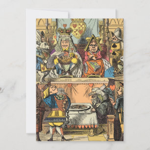 Alice im Wunderland Cheshire Cat Characters Einladung