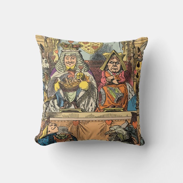 Alice im Wunderland Cheshire Cat Characters Kissen (Vorderseite)