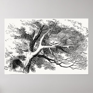 Alice im Wunderland - Cheshire Cat Fading to Smile Poster