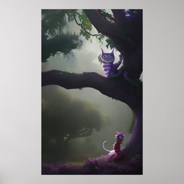 Alice im Wunderland Cheshire Cat Poster (Vorne)