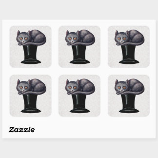 Alice im Wunderland Cheshire Cat Square Sticker