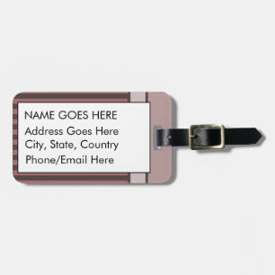 Alice im Wunderland-Cheshire-KatzeGrunge (Rosa) Gepäckanhänger