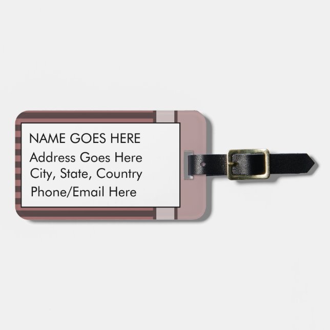 Alice im Wunderland-Cheshire-KatzeGrunge (Rosa) Gepäckanhänger (Vorderseite horizontal)