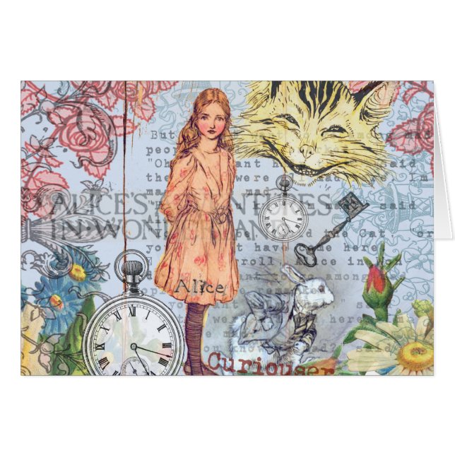 Alice im Wunderland Classic Cheshire Rabbit Alice (Vorderseite (Horizontal))