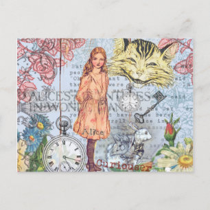 Alice im Wunderland Classic Rackham Postkarte