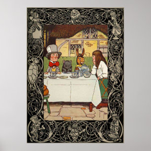 Alice im Wunderland Das Mad Haters Tee-Party Poster
