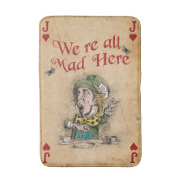 Alice im Wunderland, das Mad Hatter, Badematte