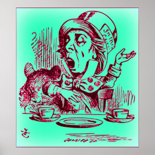 Alice im Wunderland - Das Mad Hatter Poster