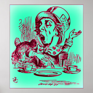 Alice im Wunderland - Das Mad Hatter Poster