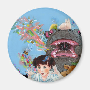 Alice im Wunderland, der Hase kehrt zurück, viele Magnet