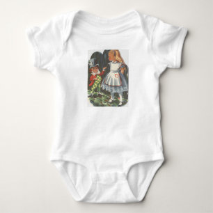Alice im Wunderland & der verrückte Hatter Baby Strampler