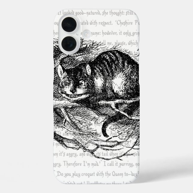 Alice im Wunderland | Die Cheshire-Katze Case-Mate iPhone Hülle (Rückseite)