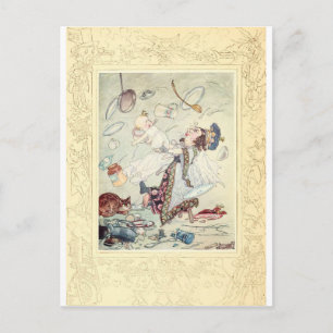 Alice im Wunderland, die Herzogin, Vintage Postkarte