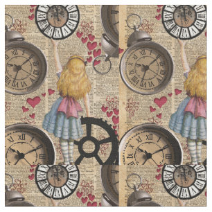 Alice im Wunderland, die in Zeit reist Stoff