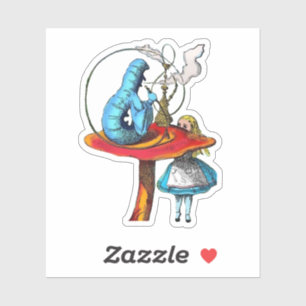 Alice im Wunderland: Die Raupe Aufkleber