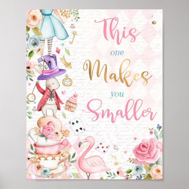 Alice im Wunderland, die Sie kleiner macht Poster (Vorne)