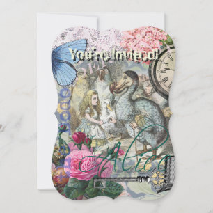 Alice im Wunderland Dodo Klassische Kunstwerke Einladung