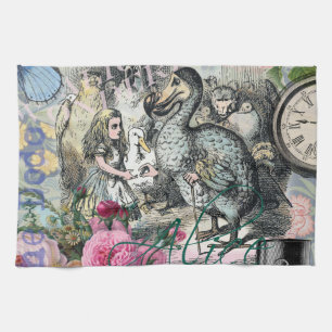 Alice im Wunderland Dodo Klassische Kunstwerke Handtuch